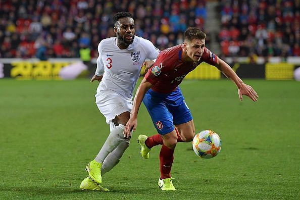 The England full-backs were ineffective in attack